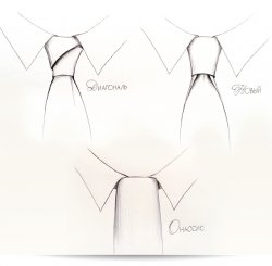 Диагональный, онассис, новый узлы мужского галстука