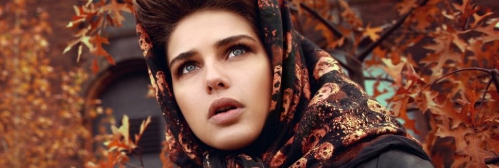 Шарф на Голову Зимой